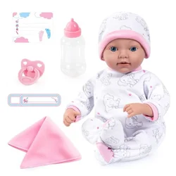 shumee Reborn Baby Punčka 38 cm z dodatki