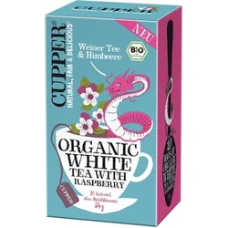 CUPPER Bio čaj White Tea with Raspberry