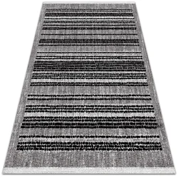 Decormat Zunanji tepih Črne črte 120x180 cm