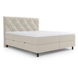 Esposa POSTELJA Z VZMETNICO 160 cm x 200 cm , tekstil naravne barve