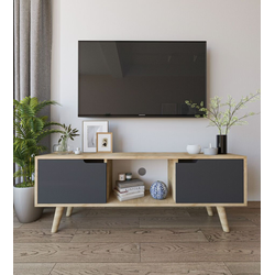 Hanah Home TV Komoda Siena, Antracit