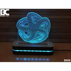 3D lampa Zvezda, plava