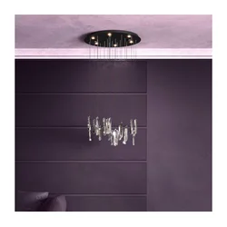 EGLO LED visilica SARDENARA 25,2 W 53 cm crna staklo 3000K 390209