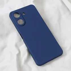 Maska za mobilni telefon Xiaomi Redmi 13C TERACELL SOFT VELVET, Tamnoplava