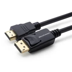 MicroConnect Kabel DisplayPort 1.2 - HDMI 10 m