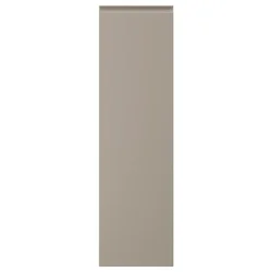 UPPLÖV Vrata, mat temno bež, 40x140 cm
