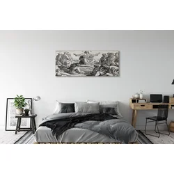 tulup.si Slika na platnu Jezus risanje ljudi 125x50 cm