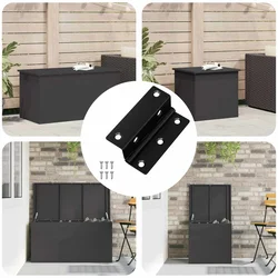 Šarka 537 pcs Crna 38 x 17 x 60 mm Željezo