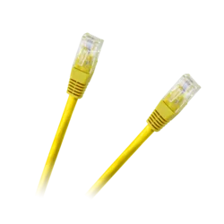 CABLETECH Internetni kabel 1,5 m CCA rumen