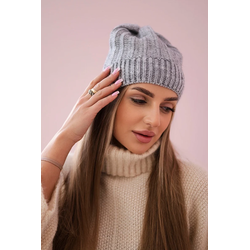 Kesi Cap with fleece Anna K238 light gray