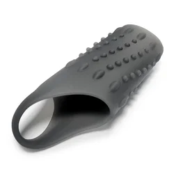 SuperLove Ultra Thin Liquid Silicone Open Penis Sleeve Dotted