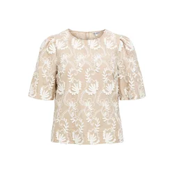 OBJECT Bluza OBJMya  bež / bela
