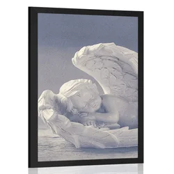 Plakat speči angel - 40x60 silver