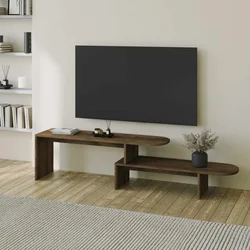 HANAH HOME TV polica Puzzle Walnut