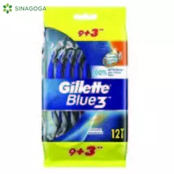 GILLETTE BRIJAC BLUE 3 9+3 GRATIS (20) NELT