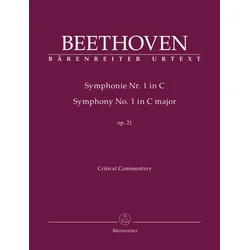 BEETHOVEN:SYMPHONY NO.1 IN C OP.21 CRITICAL COMMRNTARY