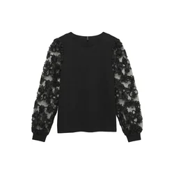 VERO MODA Majica VMHALI črna