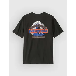 Patagonia Great Waves Responsibili- moška majica black