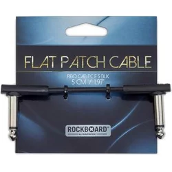 RockBoard Flat Patch Cable Black 5 cm