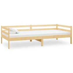 Vidaxl Dnevna postelja trdna borovina 90x200 cm