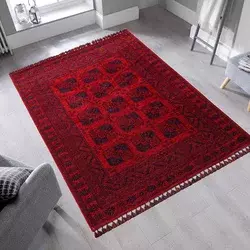 Conceptum Hypnose Tepih 200x300cm Crveno-Tamnoplavi