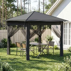 vidaXL Paviljon s 4 bočnimi stenami 2,6 x 2,6 m