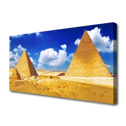 tulup.si Slika na platnu Piramide desert landscape 125x50 cm