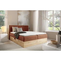 Boxspring postelja Wood 11 - 140x200 cm