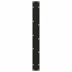 Noge za blagovaonski stol V-oblik 3 kom Crne 100 x (72-73,3) cm Čelik