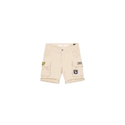 ALPHA INDUSTRIES Kargo hlače črna/volneno bela