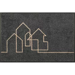 wash+dry PREDPRAŽNIK Linestreet 50/75 cm potiskano siva