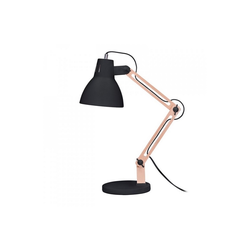Solight WO57-B - Stoni lampa FALUN 1xE27/25W/230V crna/hrast
