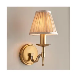 Endon 63653 - Zidna lampa STANFORD 1xE14/40W/230V mesing/bež
