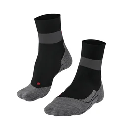 Falke RU COMPRESSION STABILIZING, moške tekaške nogavice, črna 16227