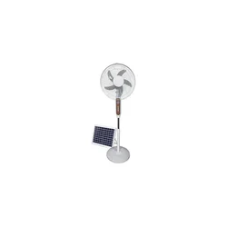 Solarni stajaći ventilator 15 W/4 V/230 V, 120 cm, beli