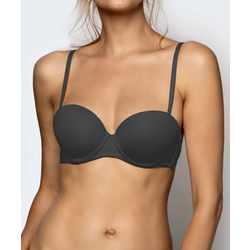 Womens bra Balconette ATLANTIC - dark gray