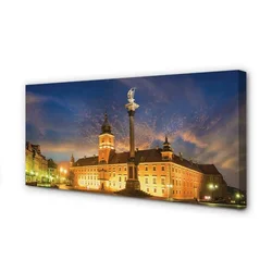 tulup.si Slika na platnu Varšava old town sunset 120x60 cm