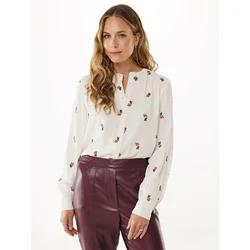 MEXX Bluza  rjava / rdeča / bela