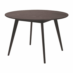Črna jedilna miza Rowico YuRAi , Ř 115 cm