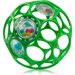 KIDS II OBALL Igrača Oball KLOPOTULJA 10 cm temno roza 0m+
