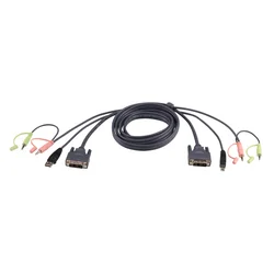 ATEN 1.8M USB DVI-D Single Link KVM Cable (2L-7D02U)