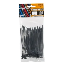 Vezice 100x2,5mm 100 kos črne
