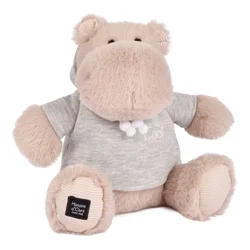 Plyšový hrošík s mikinou Chilly Max Hippo Histoire d’ Ours béžový 20 cm od 0 mes