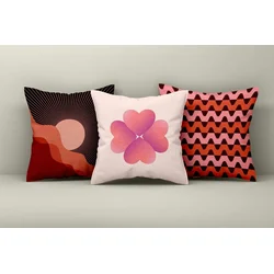 Aberto Design Set dekorativnih jastučnica Asr_plw25-27, 43x43 cm, 3 komada, Šarena