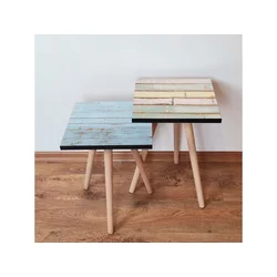 Hanah Home Sklapajući Stočić 2 Komada 2SHP439 - Plavo