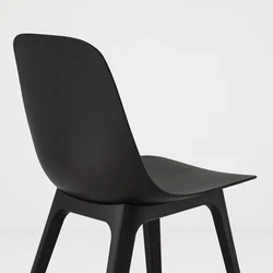 STRANDTORP / ODGER Sto i 4 stolice, bela/boja antracita, 150/205/260 cm