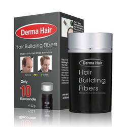 DERMA HAIR Fiber za kosu 22gr Crni