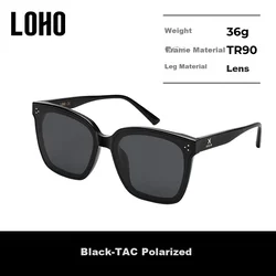Loho Unisex naočare za sunce, Crne