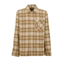 DICKIES Srajca Forest svetlo bež/karamel/marelica