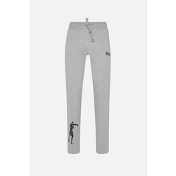 Boxeur MAN LONG STRAIGHT PANT, moške hlače, siva BTM1001337